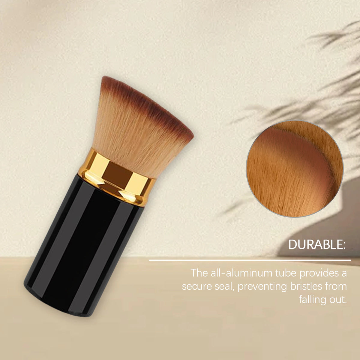 Large Angled Makeup Brush – Dense Soft Bristles, Foundation & Blush Makeup Brush Qst