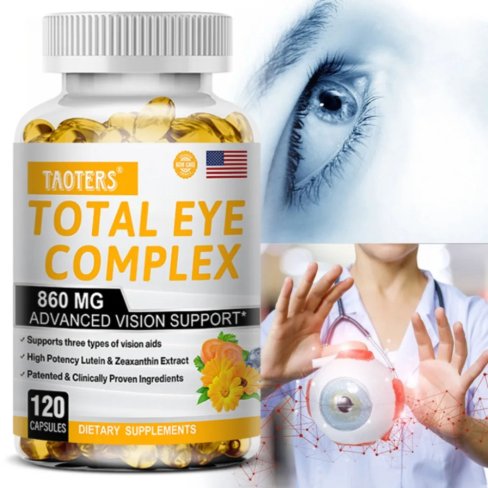 Lutein & Zeaxanthin Capsules with Vitamin A | Eye Health Support Eye Health Supplement Qst