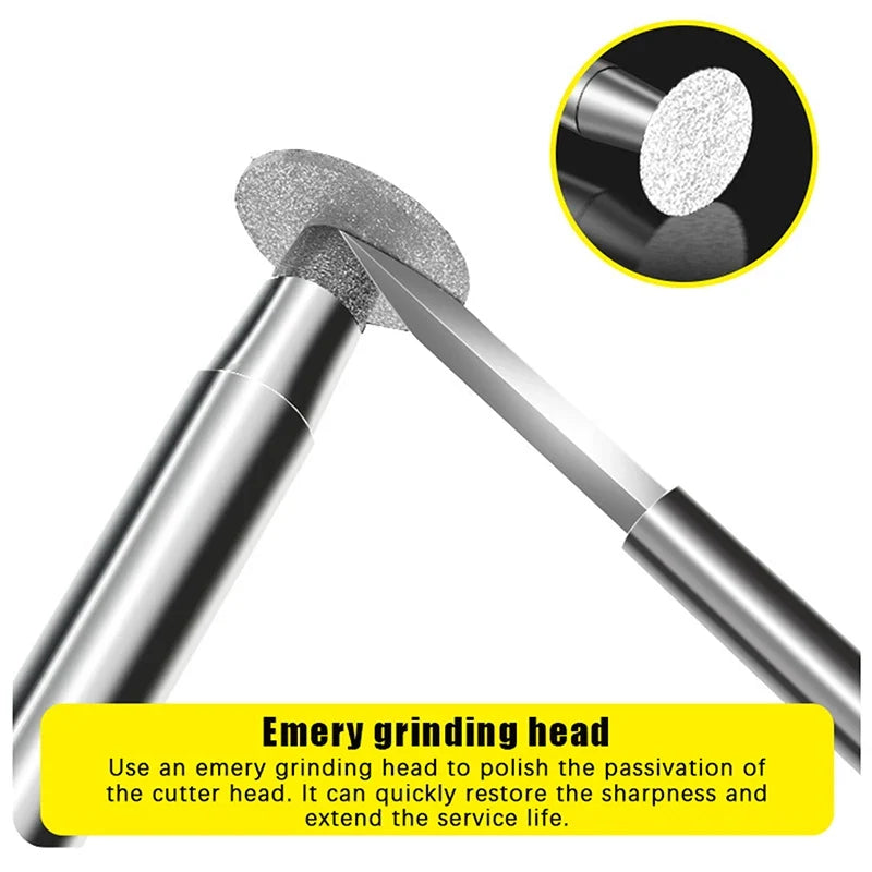 Electric Engraving Drill Bit Set – Wood Carving & Grinding Kit Engraving Drill Bit Set Qme