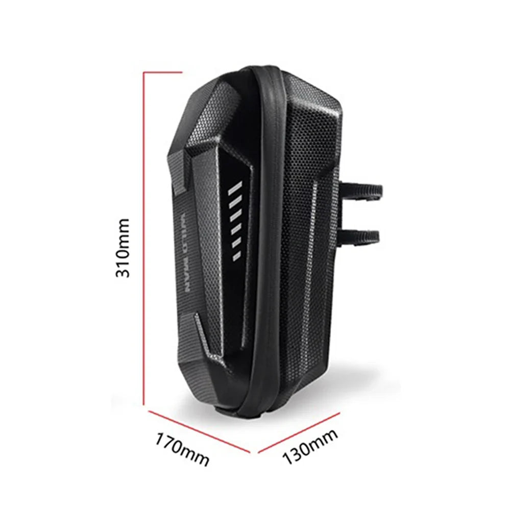 WILD MAN Electric Scooter Front Storage Bag Hard Shell Large Scooter Storage Bag Qme 4 L Style A
