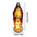 LED Lighted Jesus Statue – Resin Outdoor & Garden Decor LED Religious Statue Qme 20cm high China Mainland