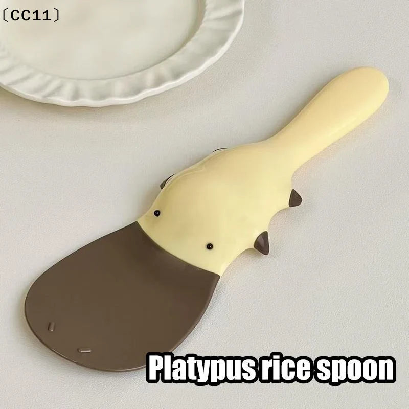Duckbill Platypus Non-Stick Rice Spoon – Food Grade Cooker Rice Spoon Qme