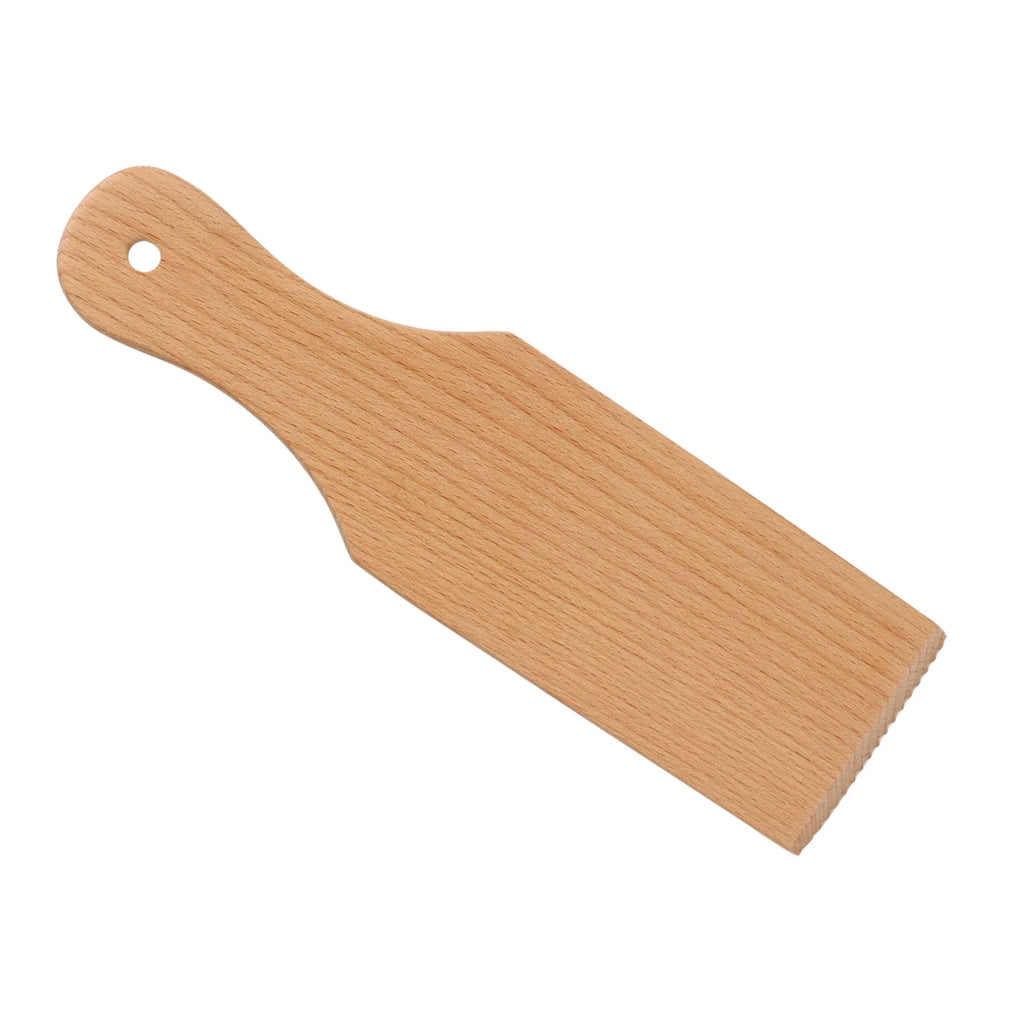 Beech Wood Gnocchi Board & Roller – Natural, Lightweight Pasta Making Tool Qme