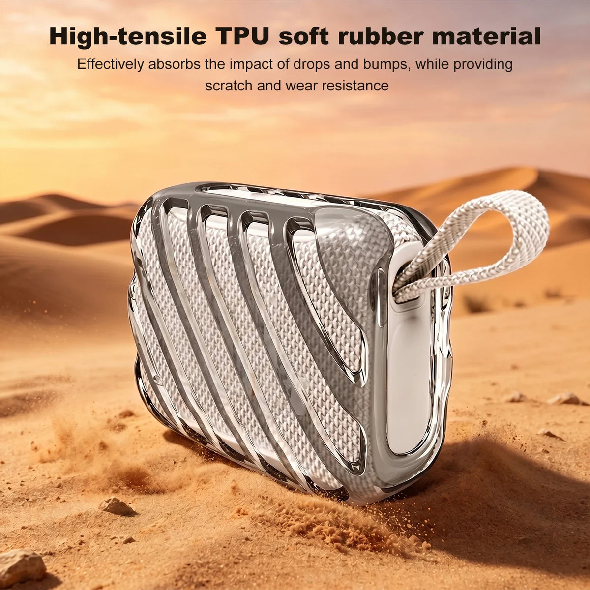 TPU Protective Cover for JBL GO 5 Portable Speaker | Anti-Scratch Speaker Protective Case Qme