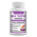 Milk Thistle Extract Capsules – Liver & Digestive Wellness Herbal Supplement Qst 120 count 1 bottle