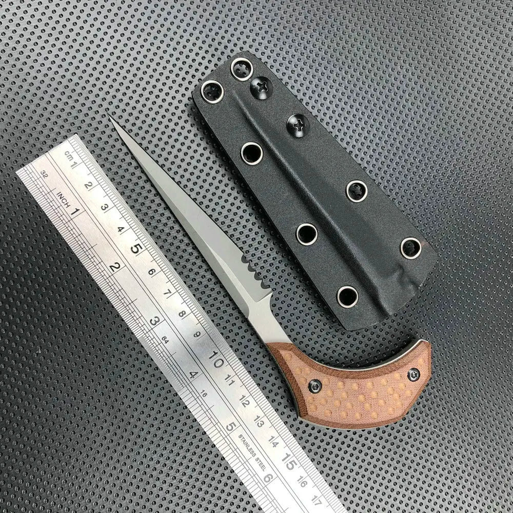 TRSKT Neck Knife 440C Blade G10 Handle + Kydex Sheath Fixed Blade Neck Knife Qst 2 China Mainland