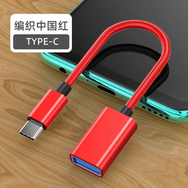USB-C OTG Adapter for Samsung S20, Xiaomi & Huawei | Qme USB-C OTG Adapter Qme TYPE-C red 2.0