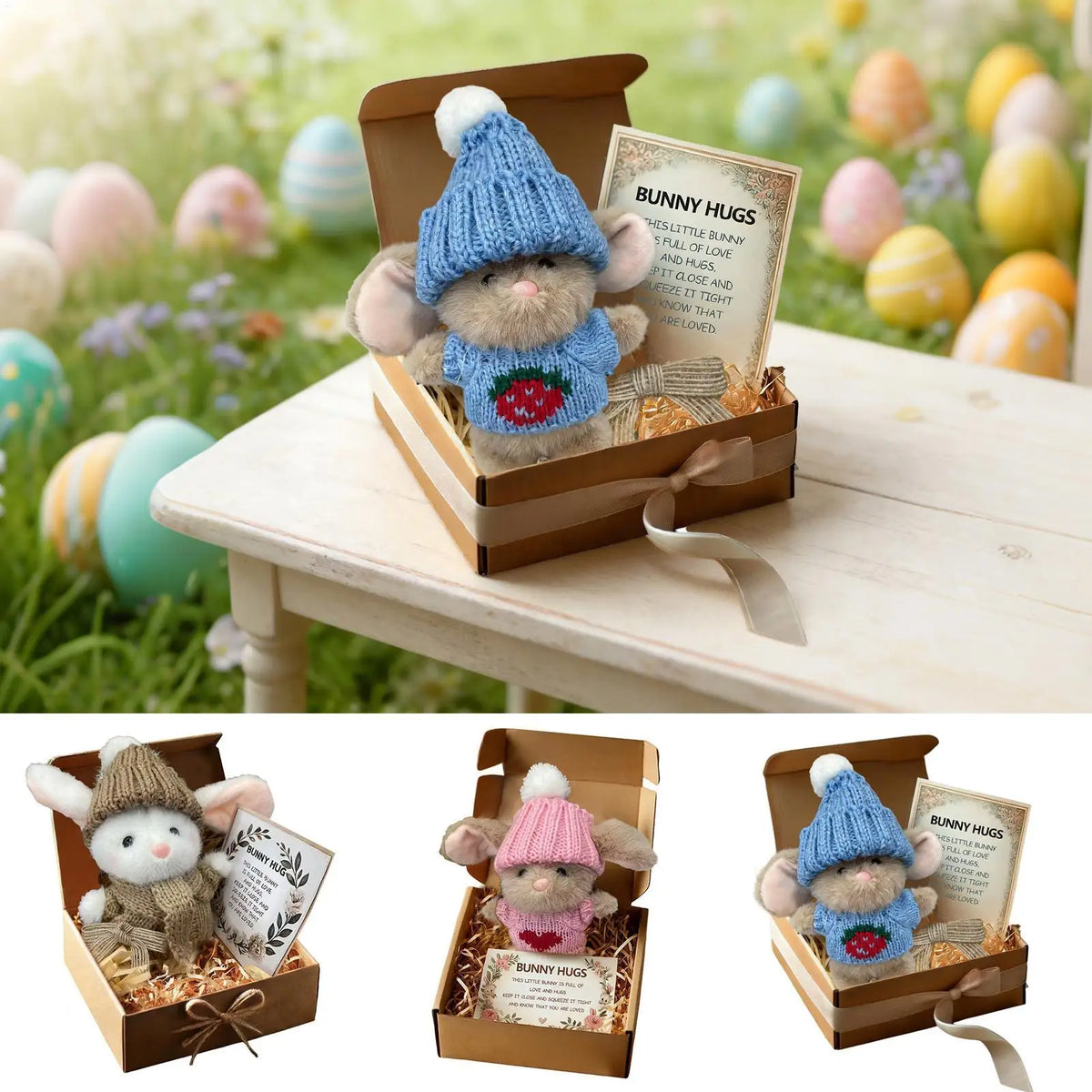 Plush Bunny Collectible Rabbit Stuffed Doll – 18cm Soft Toy Plush Stuffed Animal Qme