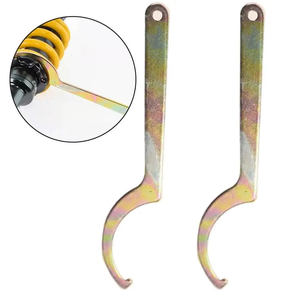 Motorcycle Shock Absorber Spring Adjuster Hook Wrench Tool Suspension Wrench Tool Qme