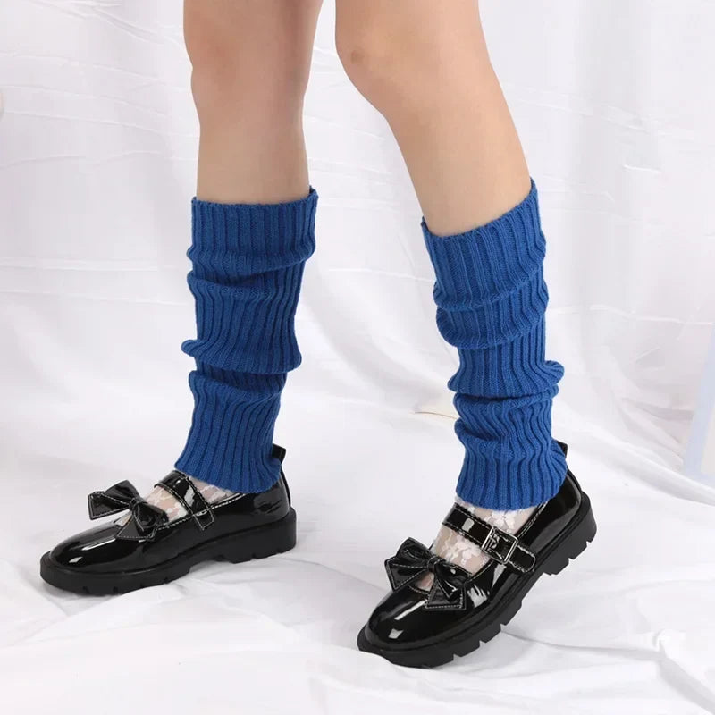 Women's Knitted Leg Warmers & Boot Cuffs | Harajuku Lolita Socks Knitted Leg Warmers Qme A7 length-40cm