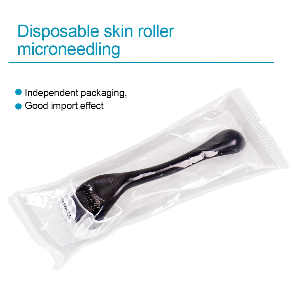 DRS 540 Titanium Derma Roller – Face, Scalp & Beard Microneedle Derma Roller Qst