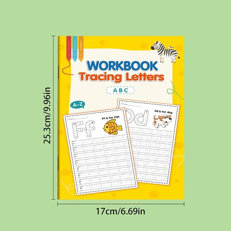 Kids Alphabet Coloring & Handwriting Practice Book – 26 Letters Kids Handwriting Workbook Qme