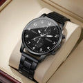 Minimalist Black Dial Digital Roman Numeral Men's Sports Watch Men's Sports Watch Qme Arabic Without Box