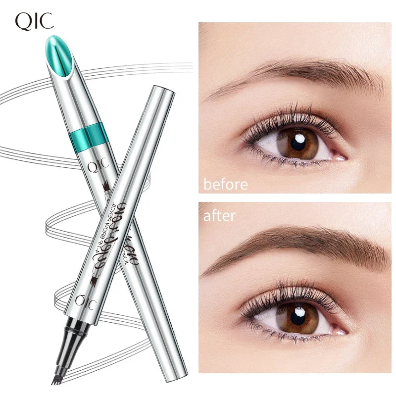 4-Point Liquid Eyebrow Pen – 5 Colors, Waterproof Brow Pencil Liquid Eyebrow Pen Qme