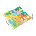 Kids Wooden Geometric Shape Matching Puzzle – 16 Pieces Wooden Kids Puzzle Qme as shown