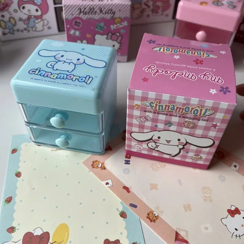 Hello Kitty Kuromi Cute Mini Desktop Organizer | 4 Colors Desktop Organizer Qme