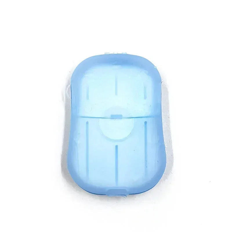 Portable Travel Soap Sheets – Disposable Hand Washing Tablets Travel Soap Sheets Qme Blue