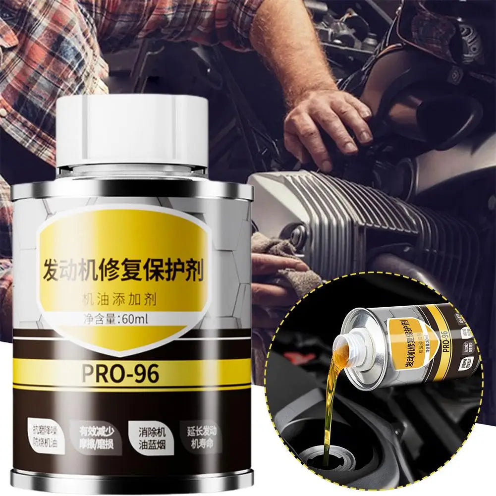 Qme 60ml Engine Anti-Wear Oil Additive | Noise Reduction Engine Oil Additive Qme