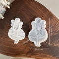 Christmas Ornament Silicone Mold – DIY Resin & Plaster Craft Craft Silicone Mold Qme A1