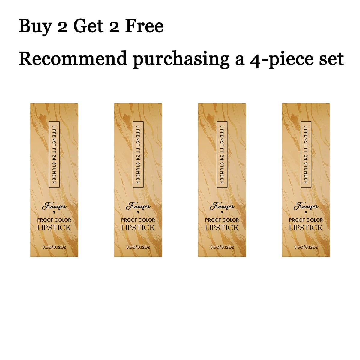 Golden Color-Changing Lip Balm – Moisturizing Beeswax 3.5g Color-Changing Lip Balm Qst 4 pcs