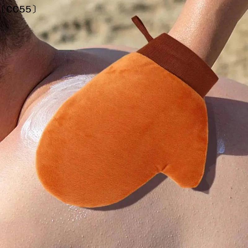 Self Tanning Mitt – Double-Sided Velvet Applicator Glove Self Tanning Mitt Qst