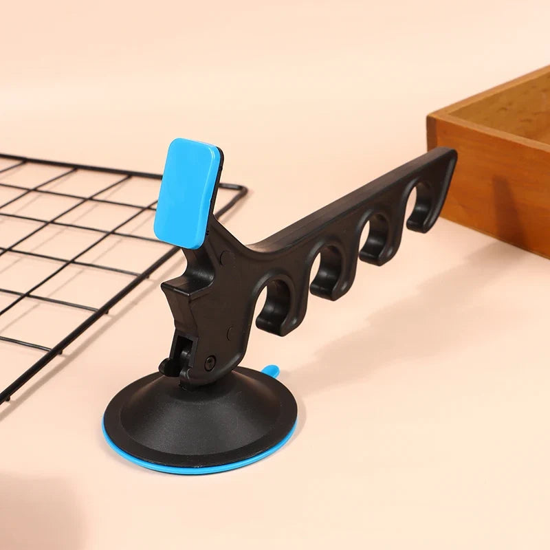 Fishing Rod Rack Horizontal Suction Cup Car Bracket Organizer Fishing Rod Holder Qme