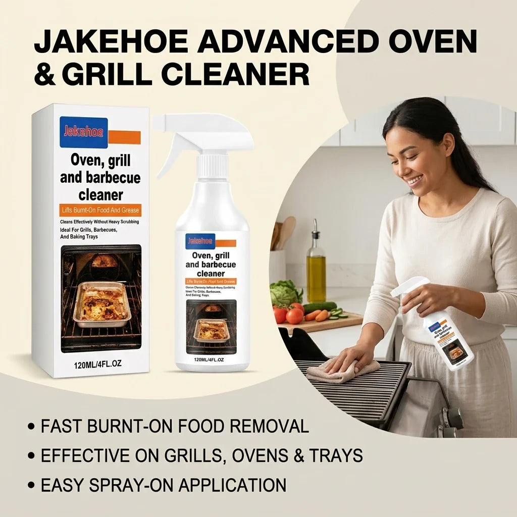 Oven & Grill Cleaning Spray | Heavy-Duty Degreaser, 3 Scents Kitchen Cleaning Spray Qme