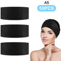 Disposable Spa Facial Headbands Elastic Adjustable 10/50/100 Pack Spa Facial Headband Qst A5