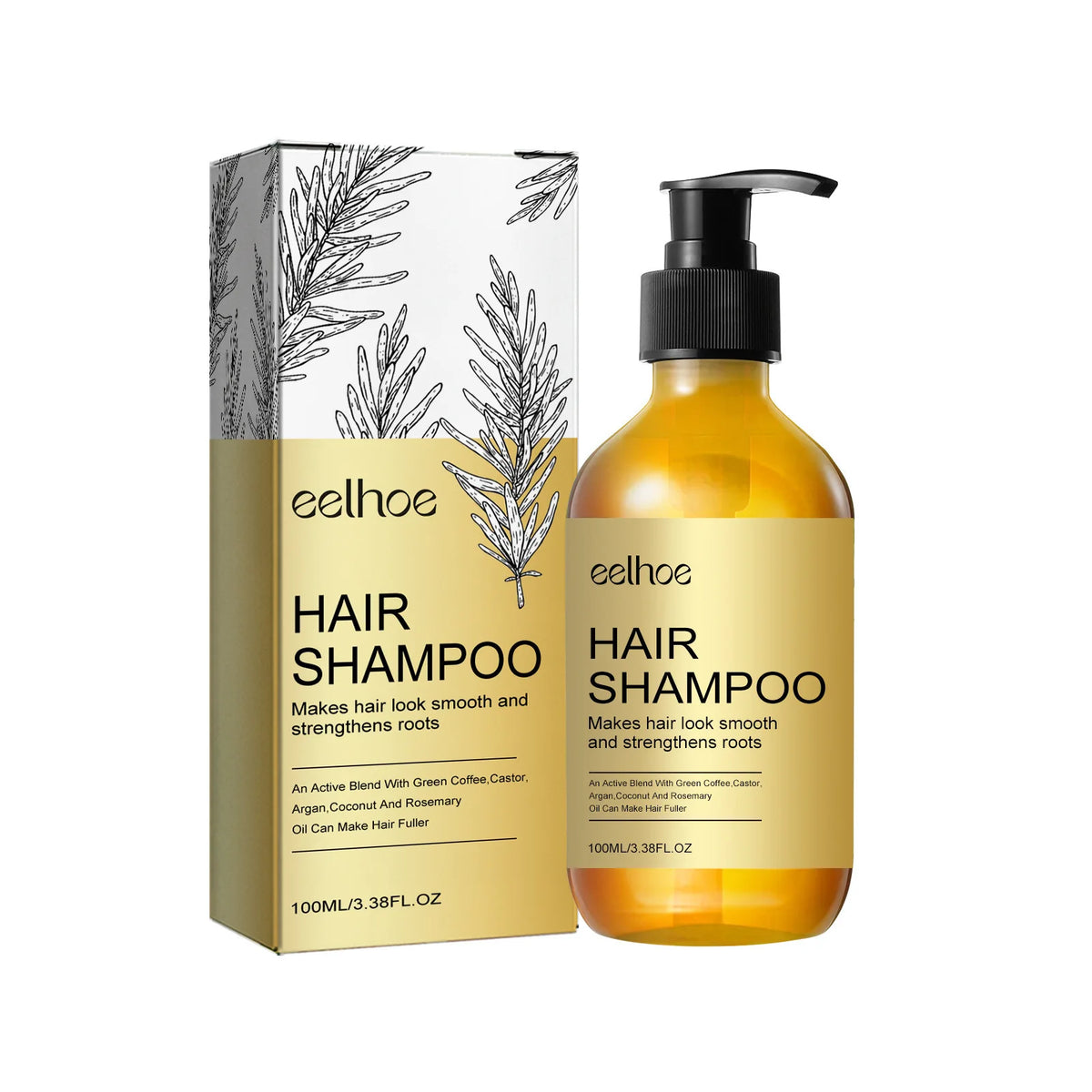 Eelhoe Rosemary Hair Care Set – Shampoo, Conditioner & Oil Hair Care Set Qst HAIR Shampoo