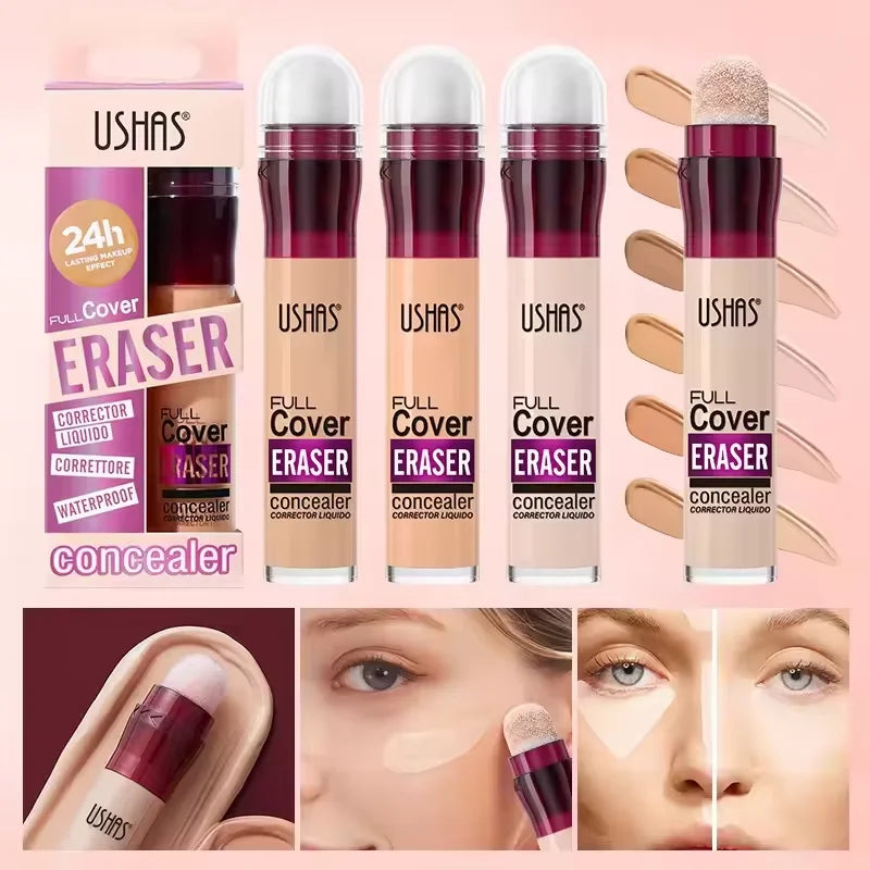 Sponge Head Concealer – Covers Dark Circles, Acne & Freckles Face Concealer Qme