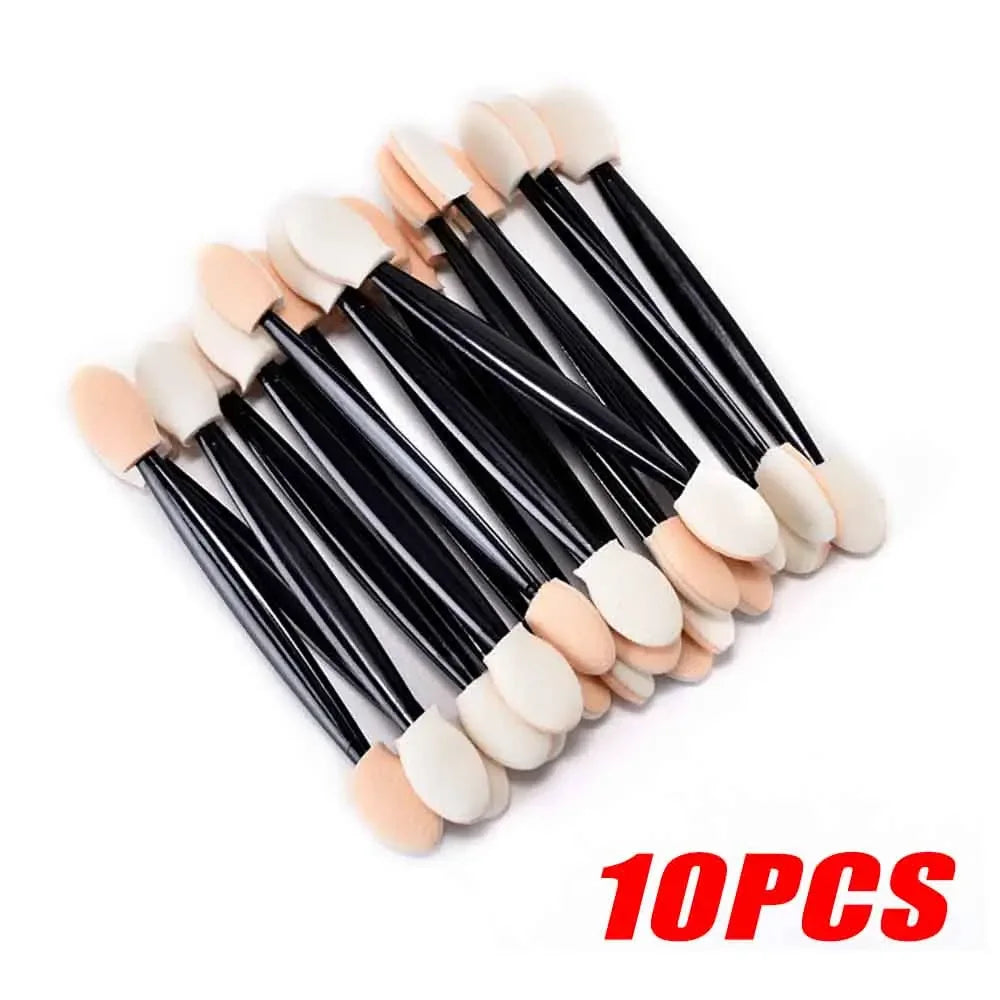 Double Ended Sponge Nail Art Powder Brush | Manicure Tool Nail Art Brush Qme 10pcs