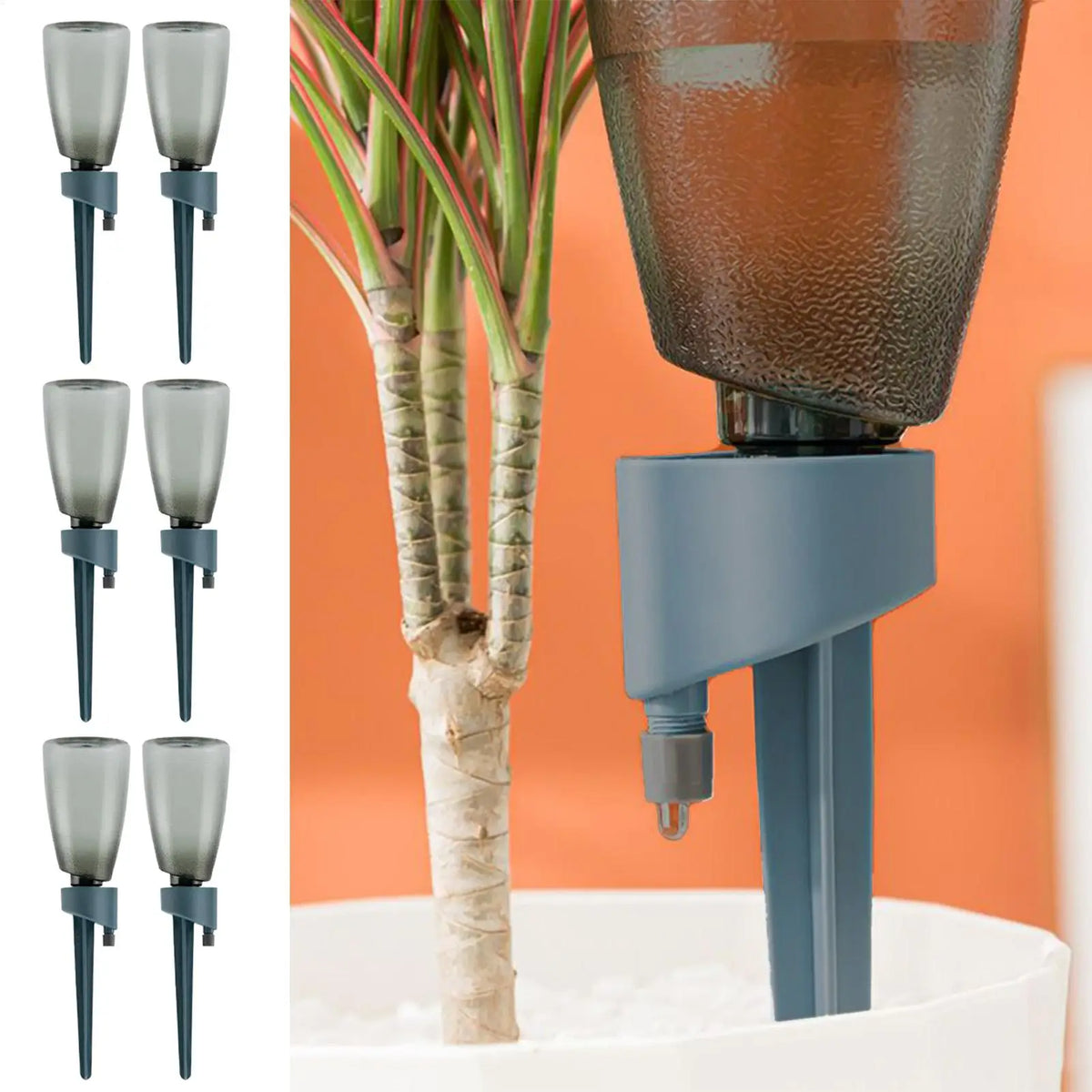 Plant Watering Spikes with Control Valve | Auto Irrigation Stakes Irrigation Watering Spikes Qme