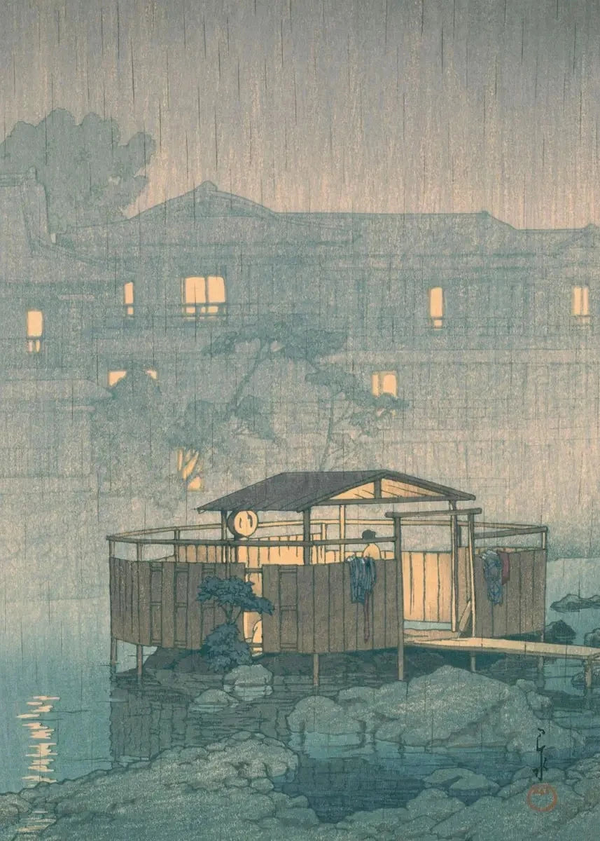 Kawase Hasui Japanese Landscape Canvas Poster | Wall Art Print Canvas Wall Art Qst 10 40x60cm Unframed