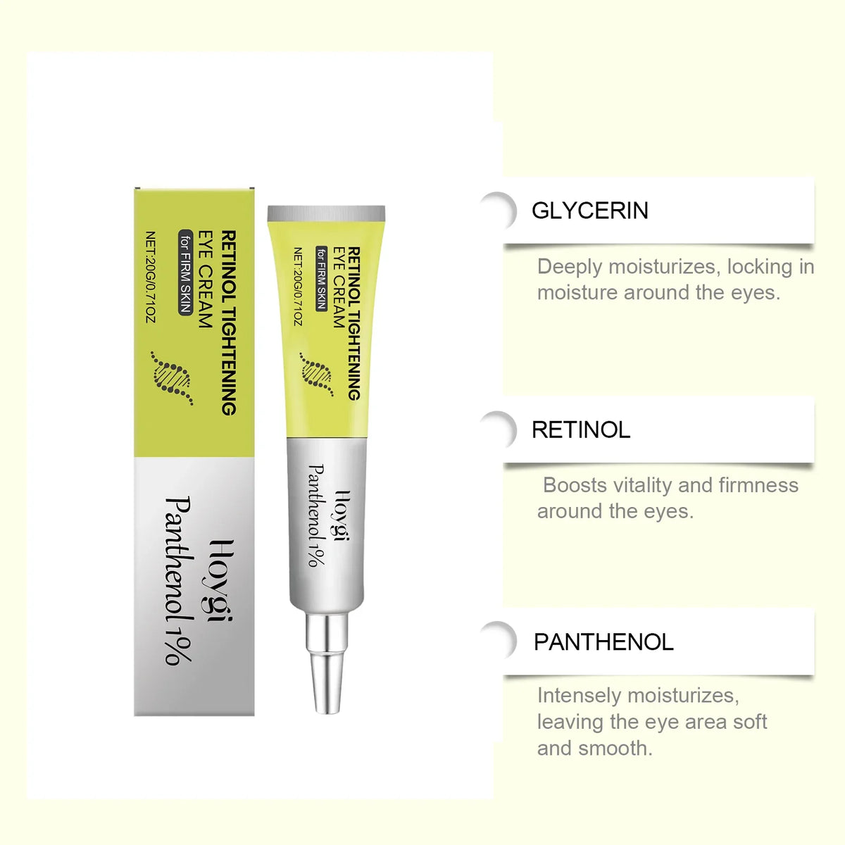 Retinol Eye Cream – Firming, Dark Circle & Wrinkle Care Retinol Eye Cream Qme