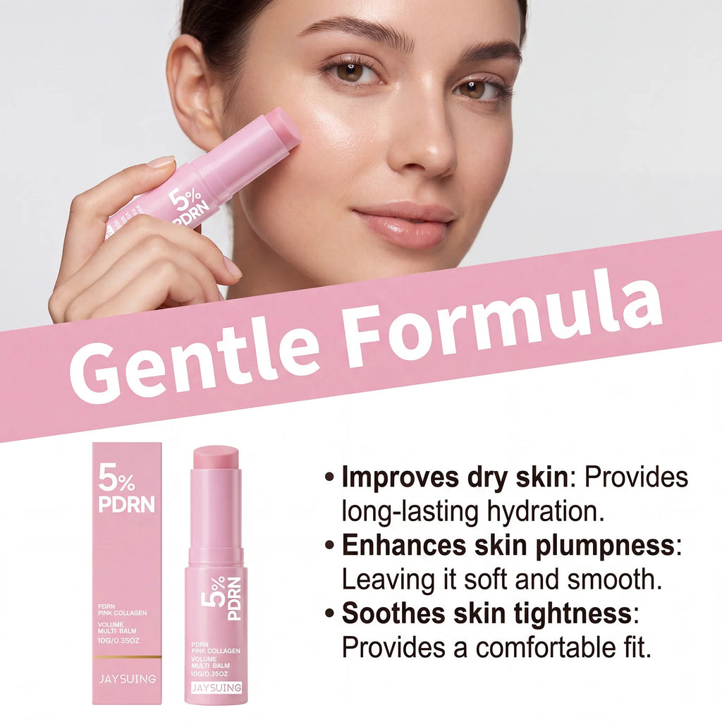 PDRN Pink Collagen Moisturizing Balm Stick for Face & Lips Moisturizing Balm Stick Qst