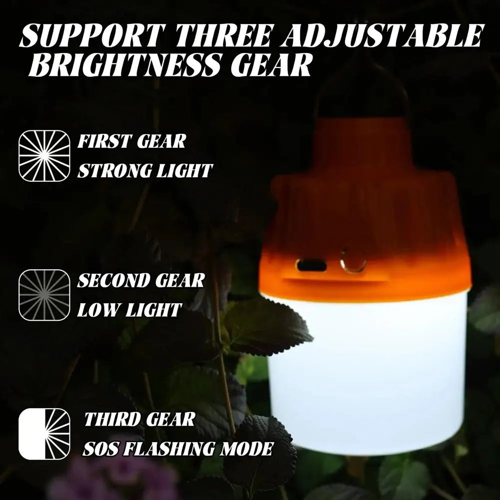 USB Rechargeable LED Emergency Lamp Bulb | Portable Outdoor Light Rechargeable LED Lamp Qme