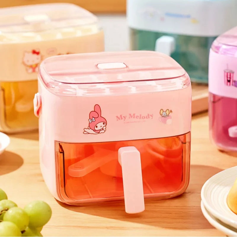 Hello Kitty Kuromi Ice Cube Tray Large Capacity Push Button Ice Cube Tray Mold Qme