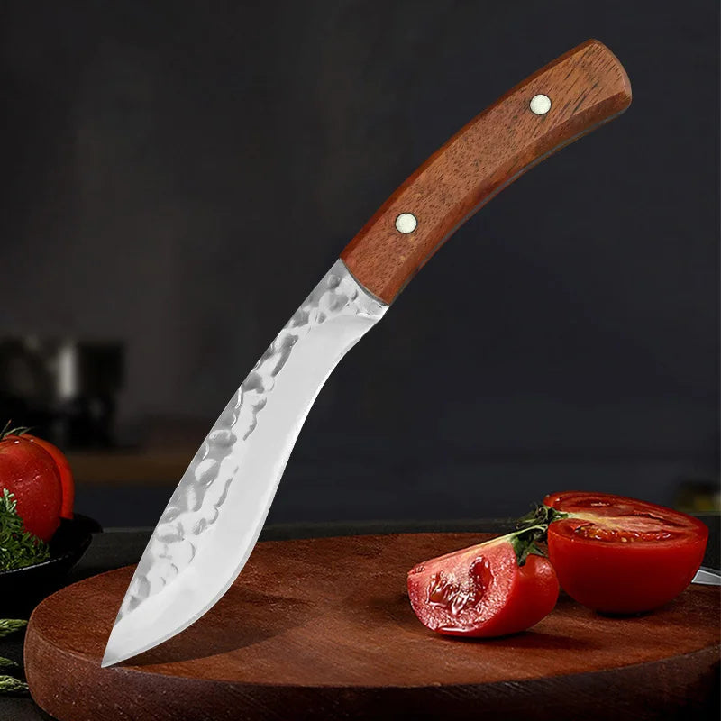 Hand Forged Stainless Steel Chef Knife – Boning & Slicing Chef Kitchen Knife Qst