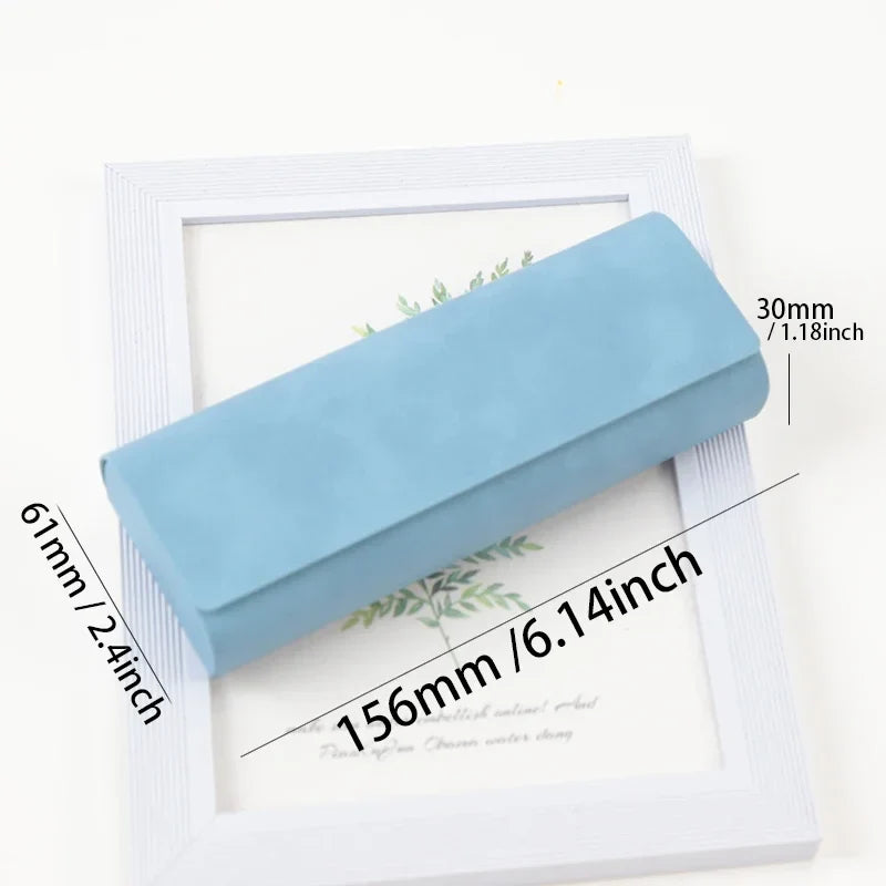 Hard Glasses Case for Men & Women – Sturdy Eyewear Box Eyewear Case Qme