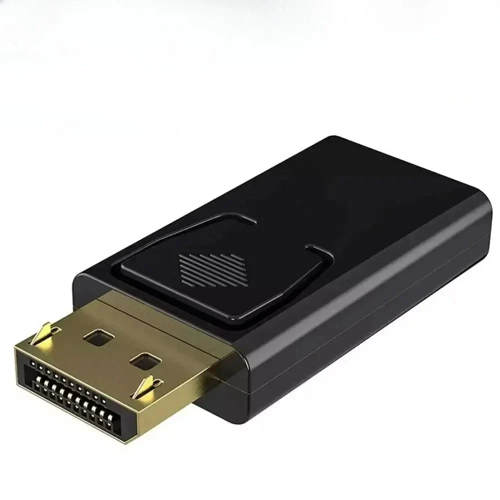 DisplayPort to HDMI Adapter – 4K Video & Audio for Laptop Video Cable Adapter Qme 1080P