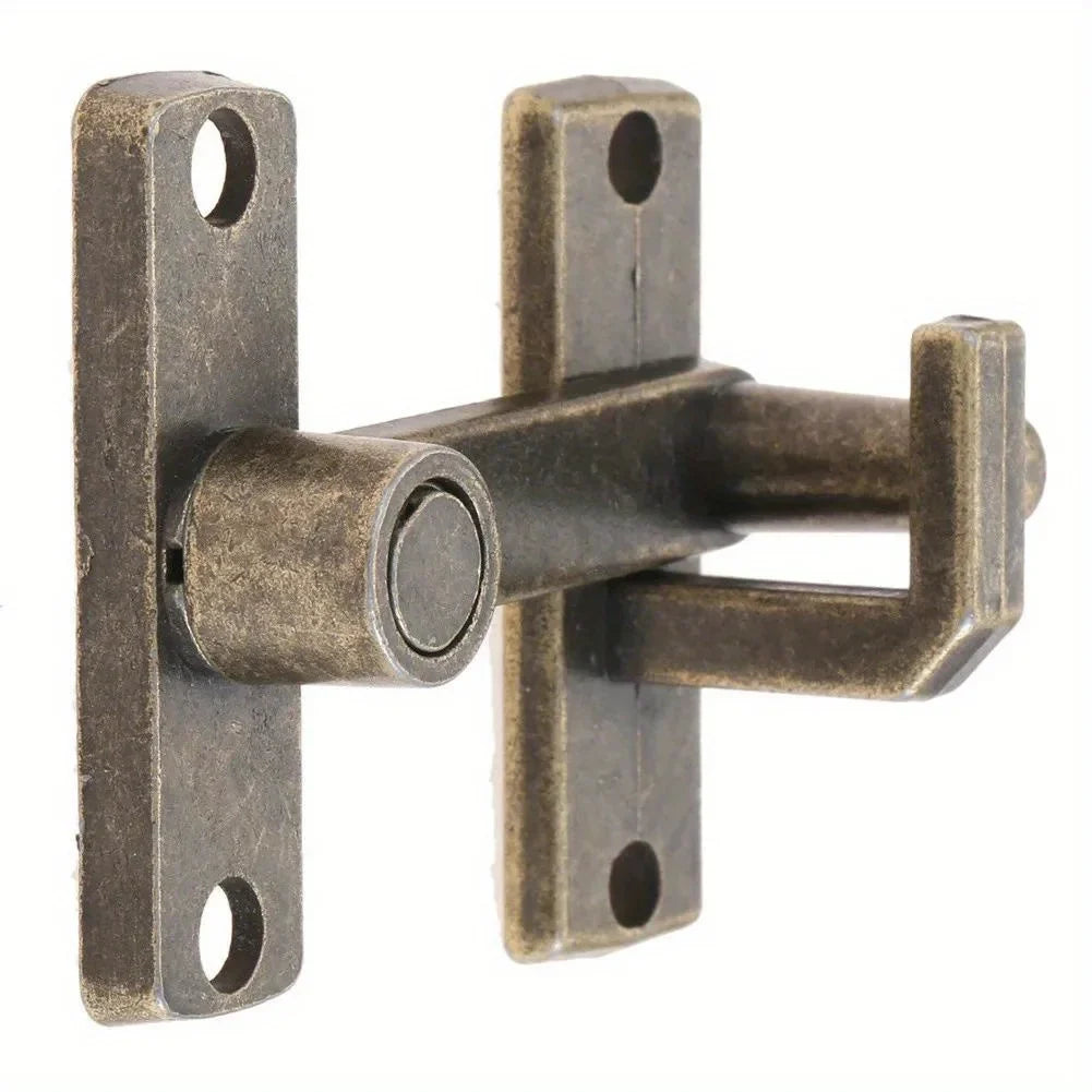 Antique Bronze Sliding Bolt Lock | Retro Vintage Door Latch Sliding Bolt Lock Qme