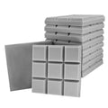 Acoustic Foam Wedge Panels 12x12x2" – Studio Soundproofing Acoustic Foam Panels Qme GRAY 10pcs China Mainland