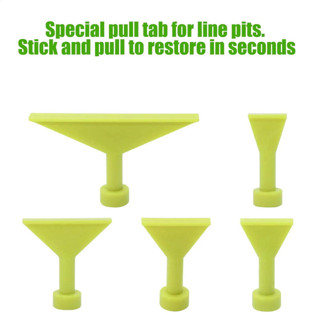 10-Piece Dent Removal Puller Tabs – No-Paint Car Body Repair Dent Repair Tool Qme