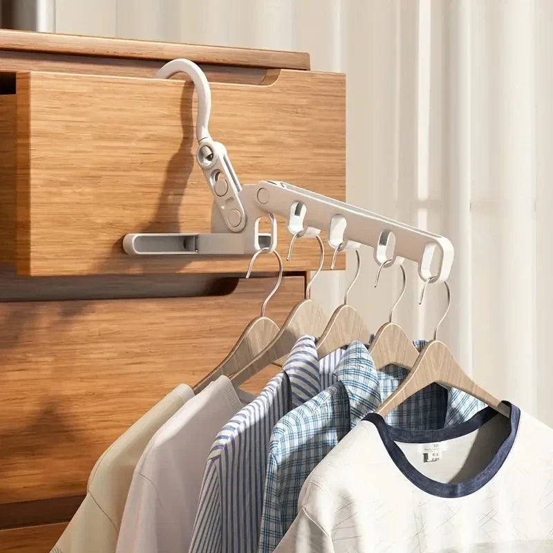 Folding Hanger Rack – Heavy Duty Clothes Storage Organizer Folding Hanger Rack Qme