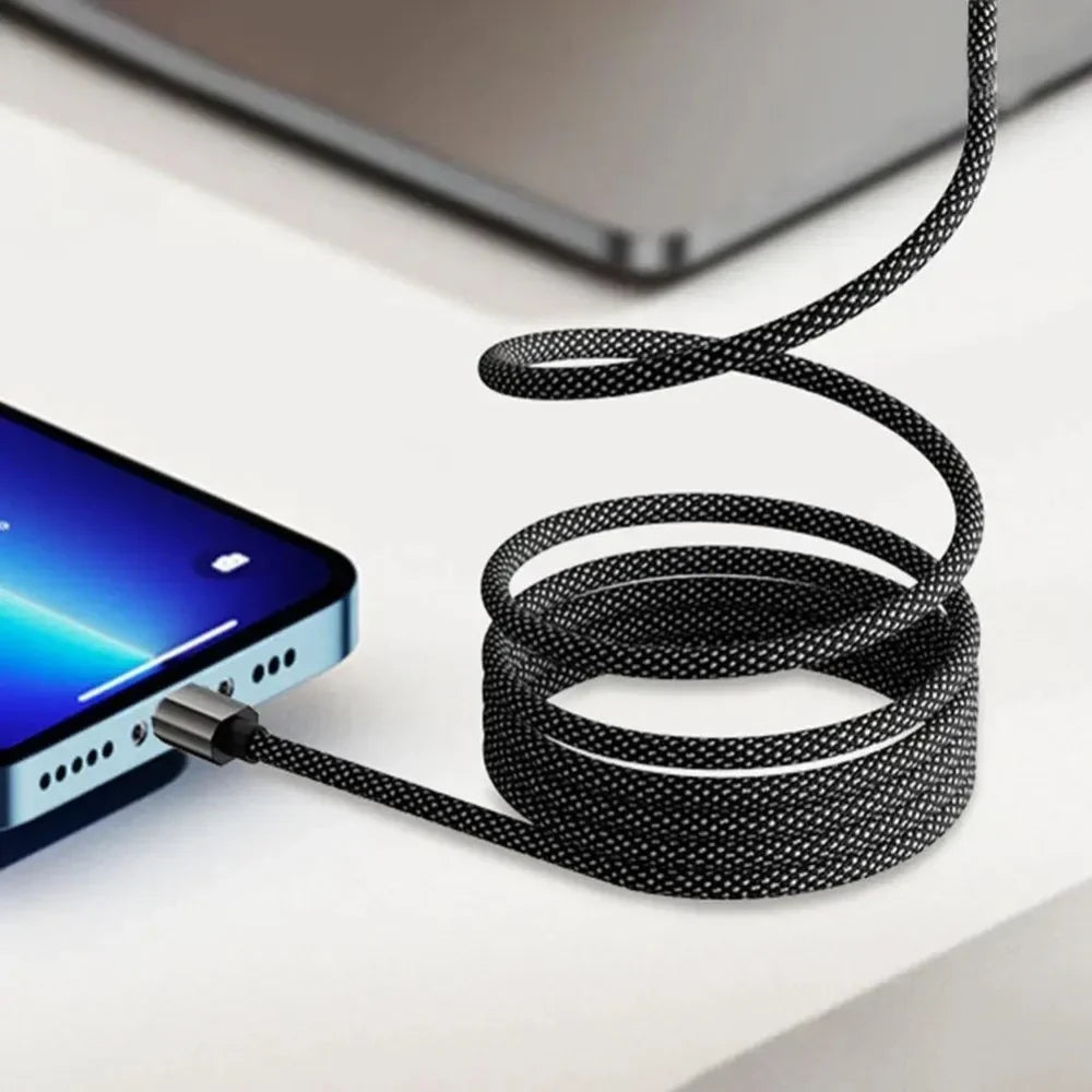 65W Magnetic USB-C Fast Charging Cable 1M | Tangle-Free USB-C Charging Cable Qme