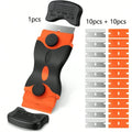 Double Edge Razor Blade Scraper – Remove Labels, Stickers & Decals Blade Scraper Tool Qme 21Pcs