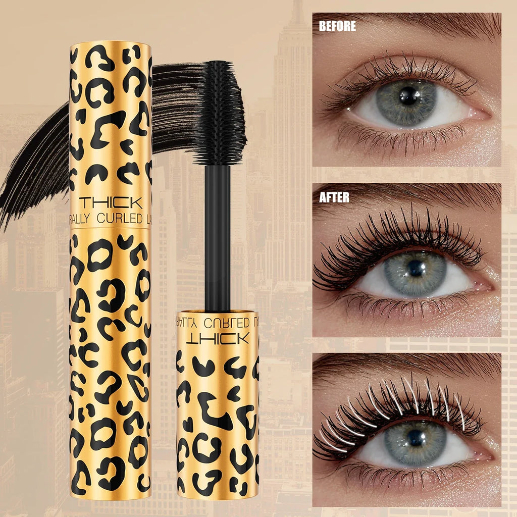 Waterproof Lengthening Curling Mascara – Leopard Print | Qme Lengthening Mascara Qme