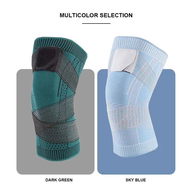 Elastic Knee Support Pads for Men & Women | Fitness Brace Knee Support Brace Qme