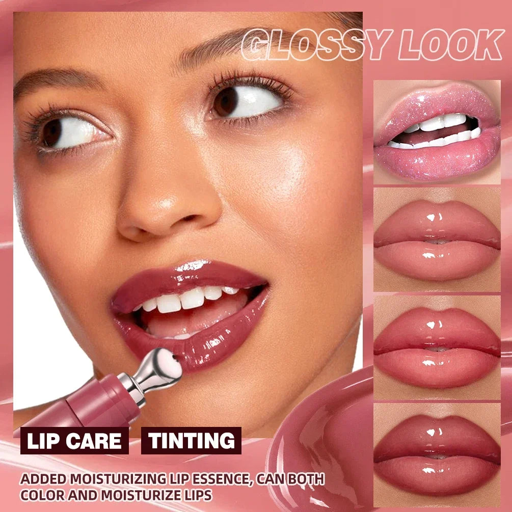 QIBEST Mirror Pearl Shimmering Hydrating Lip Gloss – 4 Colors Shimmering Lip Gloss Qme