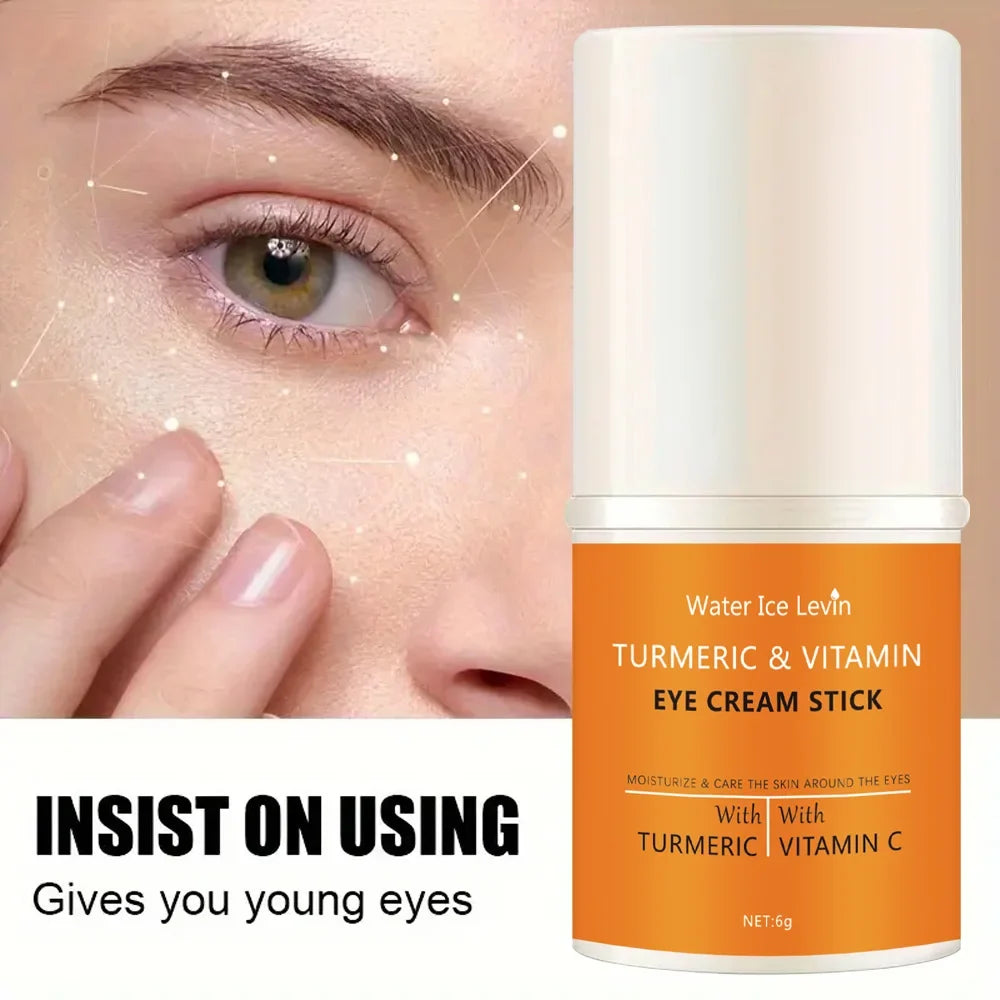 Turmeric Vitamin C Eye Cream Stick – Brighten & Smooth Eye Cream Stick Qme